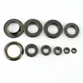 50 œillets métal 3,5 à 10 mm pour maroquinerie – Couleur GunBlack