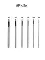 6 perforateurs ronds creux en acier pour cuir – Couleur 6pcs