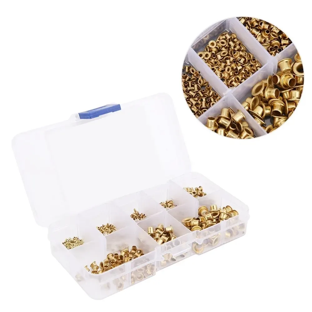 650 rivets creux laiton M0,9 à M5 pour reliure