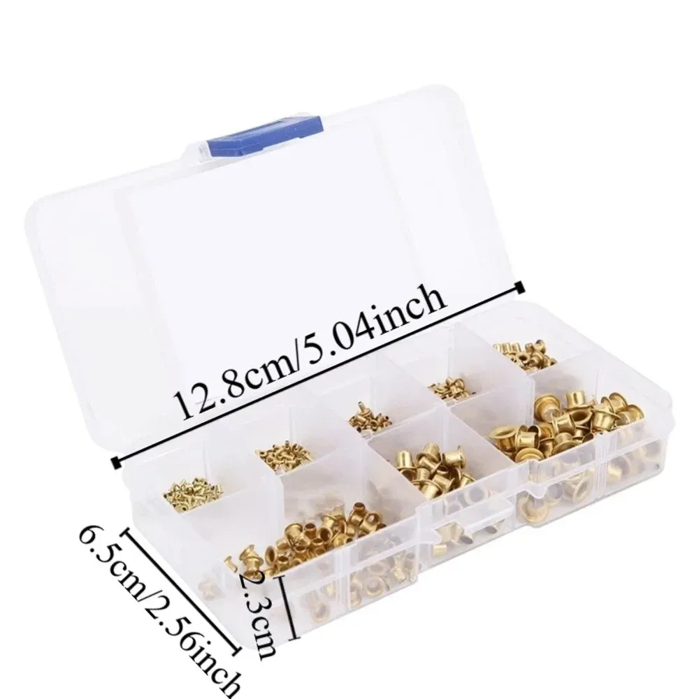 650 rivets creux laiton M0,9 à M5 pour reliure