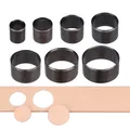 7 matrices découpe cuir rond pour artisanat – 1