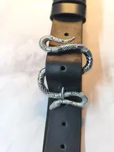 Avis clients – Boucle ceinture métal 40 mm tête serpent argent