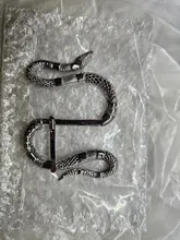 Avis clients – Boucle ceinture métal 40 mm tête serpent argent