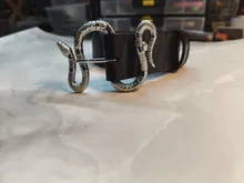 Avis clients – Boucle ceinture métal 40 mm tête serpent argent