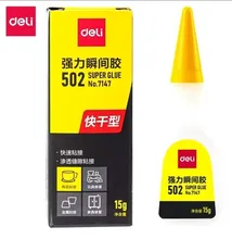 Avis clients – Colle 502 Deli 15g séchage rapide pour cuir caoutchouc bois métal