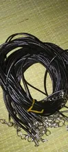 Avis clients – Corde cuir ciré 50 cm 30 pièces pour bijoux