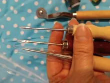 Avis clients – Kit couture cuir avec fil ciré et aiguilles quilting