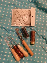 Avis clients – Kit couture cuir avec fil ciré et aiguilles quilting