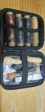Avis clients – Kit couture cuir avec fil ciré et aiguilles quilting