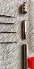 Avis clients – Kit d'aiguilles cuir avec poinçon et 4 aiguilles pour couture