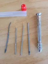 Avis clients – Kit d'aiguilles cuir avec poinçon et 4 aiguilles pour couture
