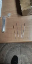Avis clients – Lot de 30 aiguilles cuir triangulaires 5,2 à 7 cm inox