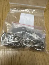 Avis clients – Lot de 4, 10 ou 20 boucles métal anneau D
