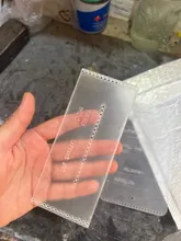 Avis clients – Modèle porte-carte visite en cuir acrylique pour bricolage