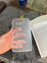 Avis clients – Modèle porte-carte visite en cuir acrylique pour bricolage