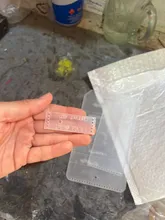 Avis clients – Modèle porte-carte visite en cuir acrylique pour bricolage