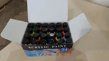 Avis clients – Peinture acrylique 30ml 24 couleurs pour cuir et tissu
