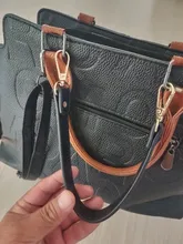 Avis clients – Sangle de sac en cuir PU courte 35 cm pour sac à main