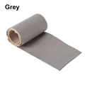 Bande cuir PU adhésive 137 x 10 cm pour réparation – Couleur grey