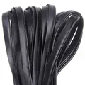 Bande cuir PU litchi 10 mm pour accessoires – Couleur black
