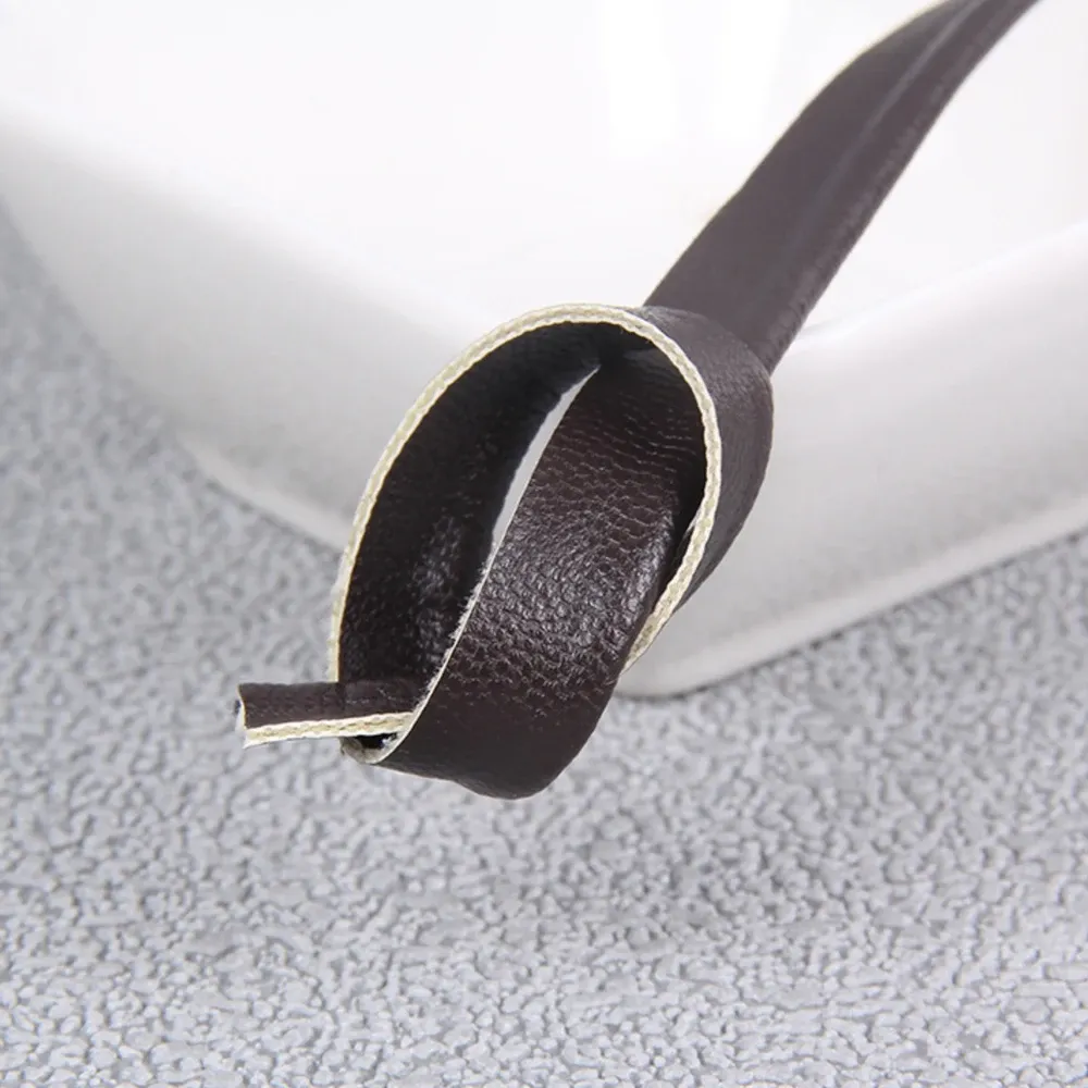 Bande cuir PU litchi 10 mm pour accessoires