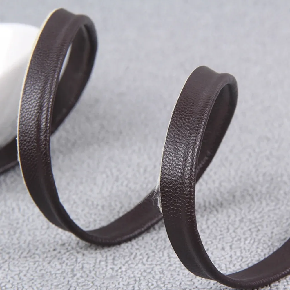 Bande cuir PU litchi 10 mm pour accessoires