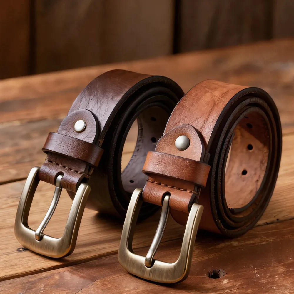 Bandes cuir Crazy Horse 1,8-2 mm huilé