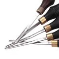 Biseauteurs professionnels bords cuir manche bois – 1