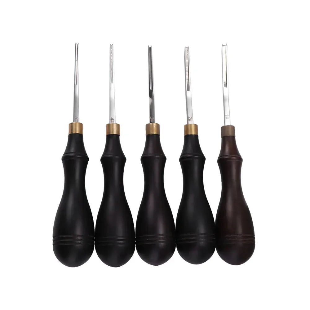 Biseauteuse à cuir professionnelle 0,6 à 2,25 mm manche bois