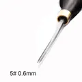 Biseauteuse cuir manche ébène 0,6 à 2,25 mm – Couleur Ebony handle 0.6mm
