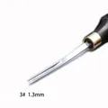Biseauteuse cuir manche ébène 0,6 à 2,25 mm – Couleur Ebony handle 1.3mm