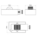 Boîte teinture bord cuir rouleau engrenage épaisseur réglable – 2