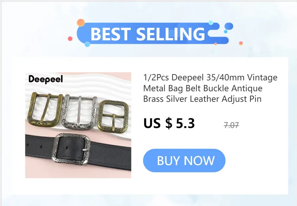 Boucle ardillon en cuivre 40 mm pour ceinture