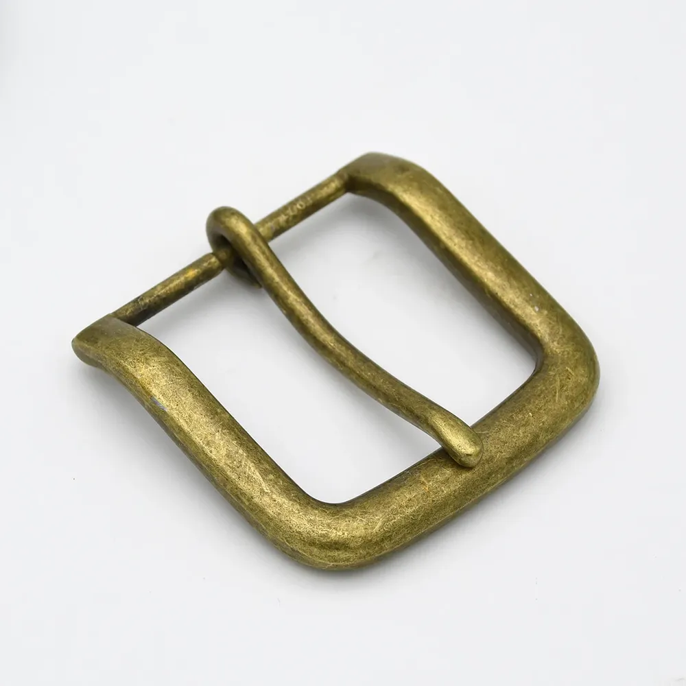 Boucle ceinture bronze antique 40 mm ardillon métal cuir