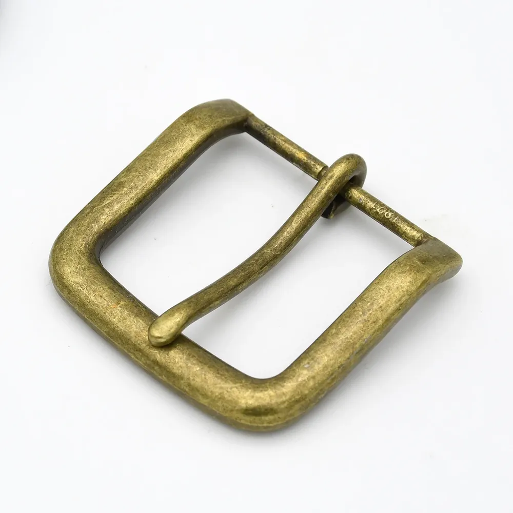 Boucle ceinture bronze antique 40 mm ardillon métal cuir