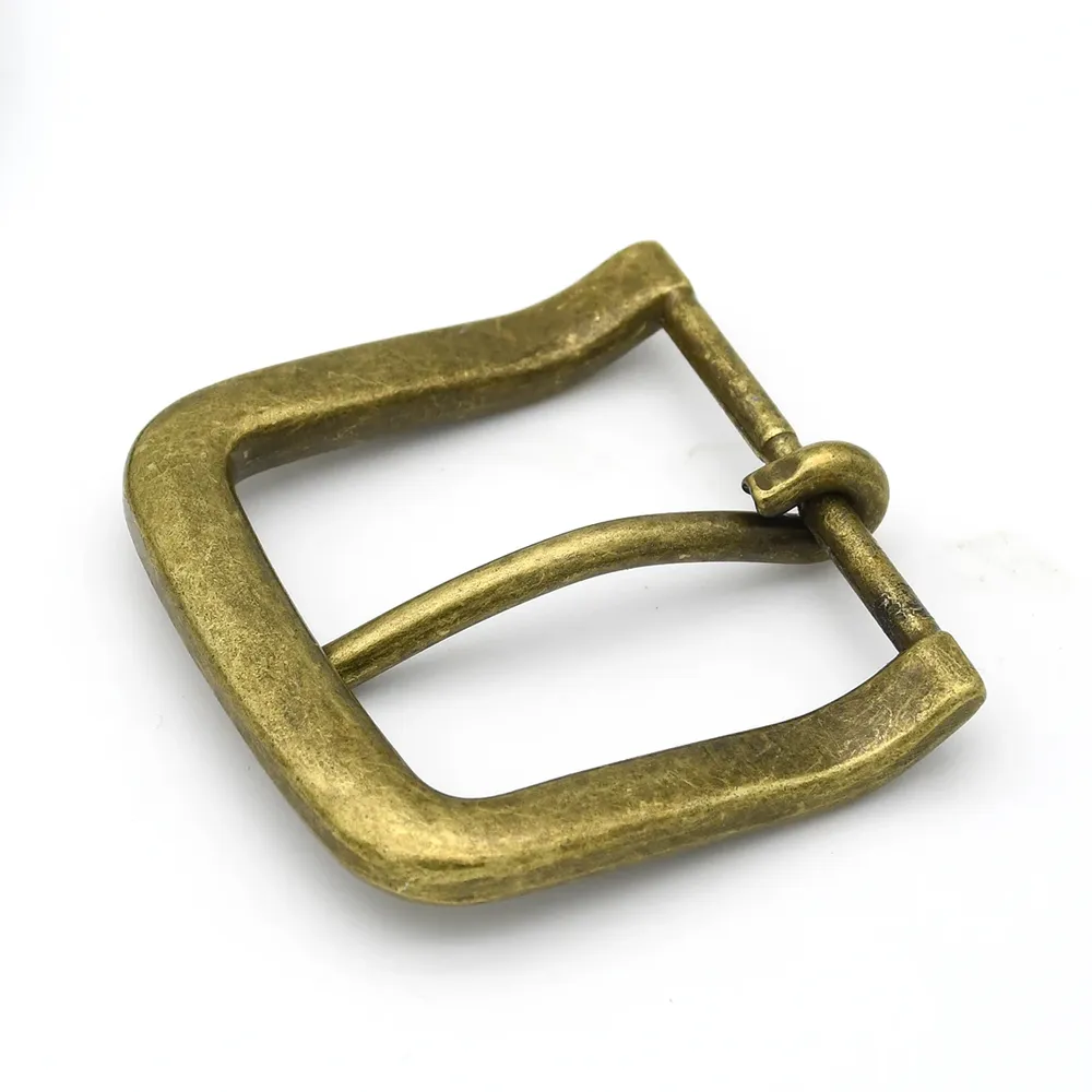 Boucle ceinture bronze antique 40 mm ardillon métal cuir