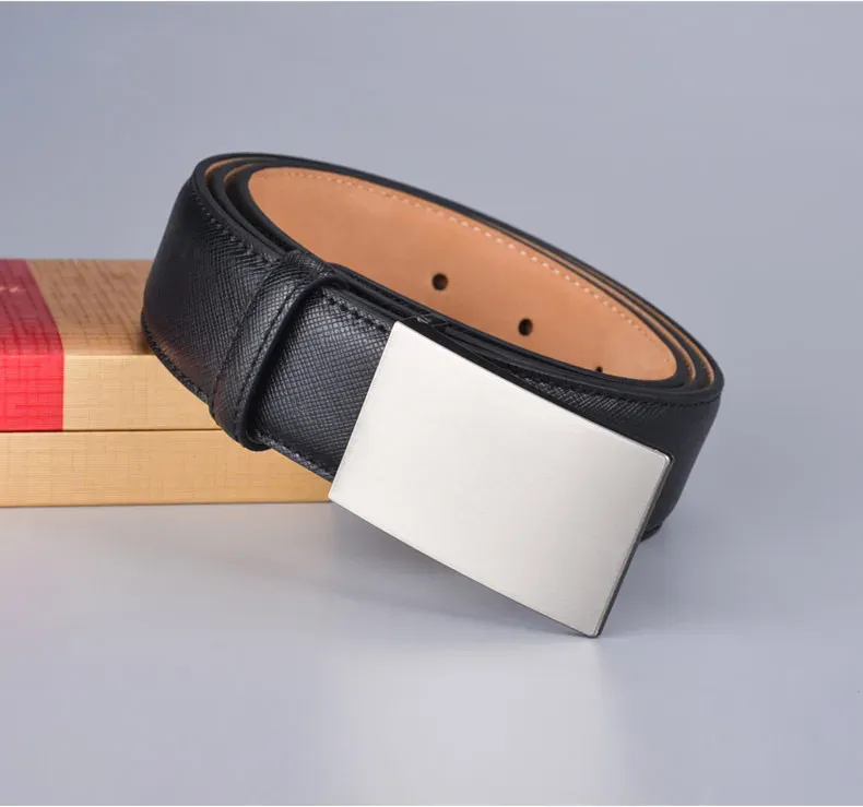Boucle ceinture homme lisse 35 ou 40 mm