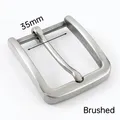Boucle ceinture inox 35 à 40 mm finition miroir ou brossée – Couleur BrushedSilver-35mm