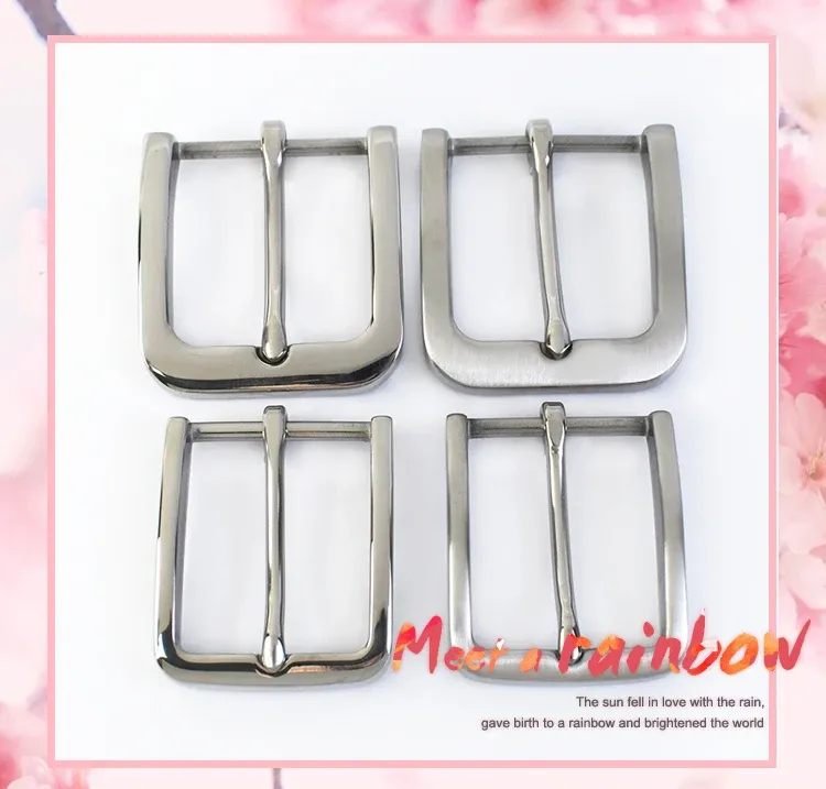 Boucle ceinture inox 35 à 40 mm finition miroir ou brossée