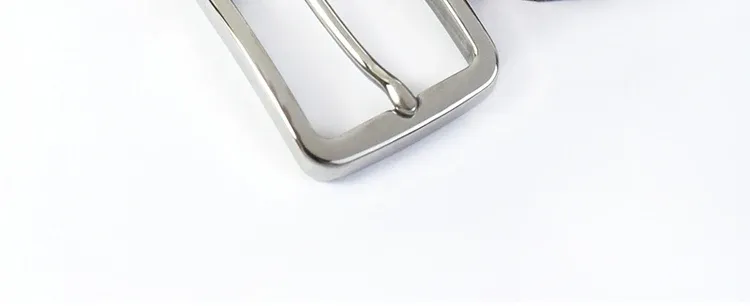 Boucle ceinture inox 35 à 40 mm finition miroir ou brossée