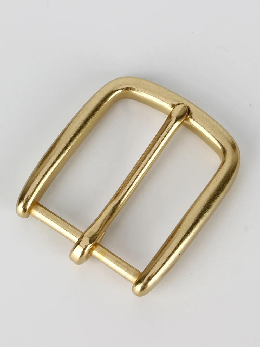 Boucle ceinture laiton 40 mm ardillon sculpté artisanat cuir