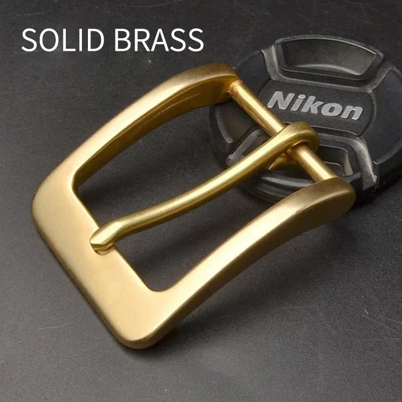 Boucle ceinture laiton 40 mm ardillon sculpté pur