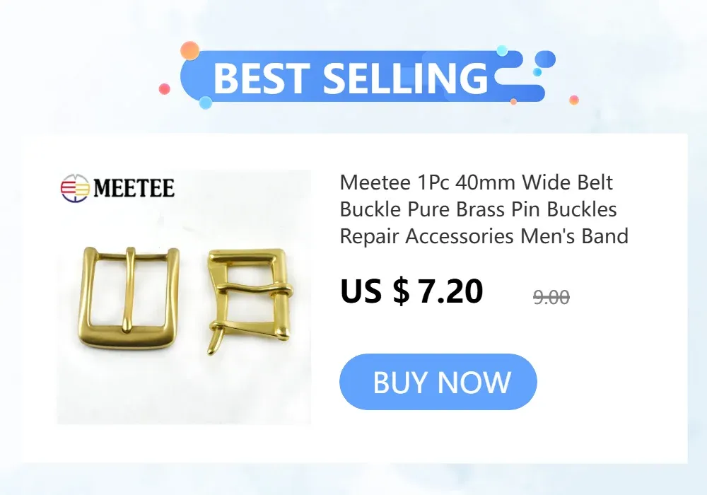 Boucle ceinture laiton 40 mm cavalerie