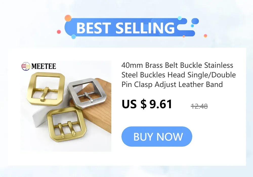 Boucle ceinture laiton 40 mm cavalerie