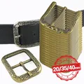 Boucle ceinture laiton argent 20 à 40 mm fermoir décoratif – 1