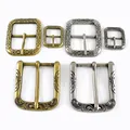 Boucle ceinture laiton argent 20 à 40 mm fermoir décoratif – 2