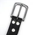 Boucle ceinture métal 35 mm ardillon argent noir pistolet – 4