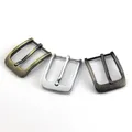 Boucle ceinture métal 35 mm ardillon noir pistolet chrome – 6