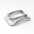 Boucle ceinture métal 35 mm ardillon noir pistolet chrome – Couleur Chrome