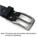 Boucle ceinture métal 35 mm ardillon tendance noir pistolet – 4
